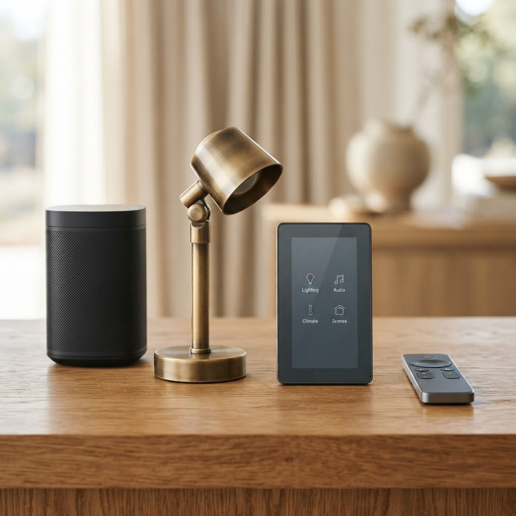 Outdoor audio, landscape lighting and smart control equipment from established technology brands